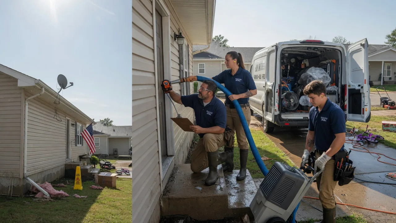 Ceiling Water Damage Restoration in Patterson, LA near me